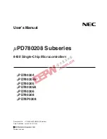 Предварительный просмотр 1 страницы NEC mPD780204 User Manual