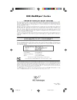 Preview for 40 page of NEC MS557595 User Manual