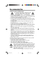 Preview for 10 page of NEC MSFE700 User Manual