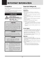 Preview for 2 page of NEC MT1035 - MultiSync XGA LCD Projector User Manual