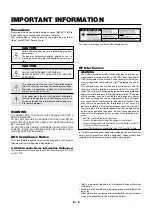 Предварительный просмотр 2 страницы NEC MT1056 - MultiSync XGA LCD Projector User Manual