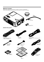 Предварительный просмотр 6 страницы NEC MT1056 - MultiSync XGA LCD Projector User Manual