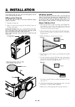 Предварительный просмотр 14 страницы NEC MT1056 - MultiSync XGA LCD Projector User Manual