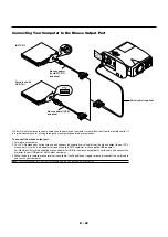 Предварительный просмотр 20 страницы NEC MT1056 - MultiSync XGA LCD Projector User Manual