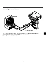 Предварительный просмотр 21 страницы NEC MT1056 - MultiSync XGA LCD Projector User Manual