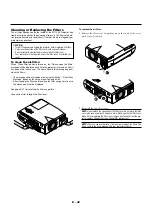 Предварительный просмотр 48 страницы NEC MT1056 - MultiSync XGA LCD Projector User Manual