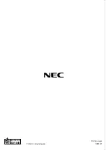 Предварительный просмотр 75 страницы NEC MT1060 Series User Manual