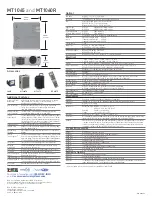 Preview for 4 page of NEC MT1060R - XGA LCD Projector Specifications