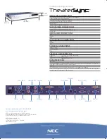 Предварительный просмотр 2 страницы NEC MultiSync 125 Install Manual