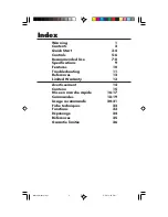 Preview for 2 page of NEC MultiSync 125 User Manual