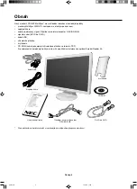 Preview for 20 page of NEC MultiSync 20WGX2 Series User Manual