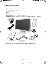 Preview for 30 page of NEC MultiSync 20WGX2 Series User Manual