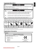 Preview for 3 page of NEC MultiSync 24WMGX3 User Manual