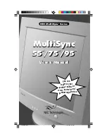 NEC MultiSync 55 User Manual preview