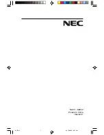 Предварительный просмотр 115 страницы NEC MultiSync 75F User Manual