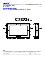 Предварительный просмотр 2 страницы NEC MultiSync C551 Installation Manual