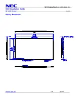 Предварительный просмотр 3 страницы NEC MultiSync C551 Installation Manual