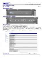 Предварительный просмотр 9 страницы NEC MultiSync C551 Installation Manual