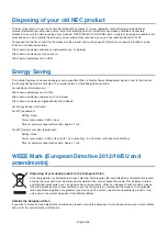 Preview for 28 page of NEC MultiSync E172M User Manual