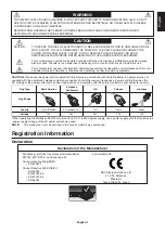 Preview for 3 page of NEC MultiSync E221W User Manual
