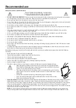 Preview for 5 page of NEC MultiSync E221W User Manual