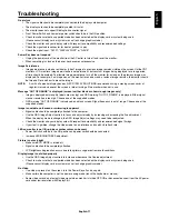 Preview for 19 page of NEC MultiSync E223W User Manual