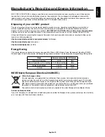 Preview for 21 page of NEC MultiSync E223W User Manual