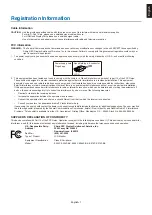 Preview for 3 page of NEC MultiSync E224F User Manual