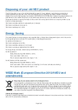 Preview for 34 page of NEC MultiSync E243F User Manual