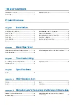 Предварительный просмотр 2 страницы NEC MultiSync E273F User Manual