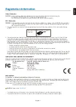 Preview for 3 page of NEC MultiSync E273F User Manual