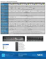 Предварительный просмотр 4 страницы NEC MultiSync E424 Brochure & Specs