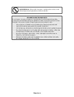 Предварительный просмотр 6 страницы NEC MultiSync E424 Manual Del Usuario