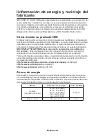 Preview for 36 page of NEC MultiSync E424 Manual Del Usuario