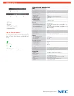 Preview for 2 page of NEC MultiSync E424 Quick Manual