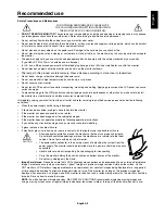 Предварительный просмотр 5 страницы NEC MultiSync EA231WMi User Manual