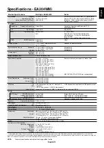 Preview for 21 page of NEC MultiSync EA304WMi User Manual