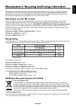 Preview for 31 page of NEC MultiSync EA305WMi User Manual