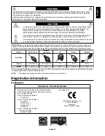 Preview for 3 page of NEC MultiSync EX231W User Manual