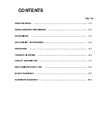 Preview for 4 page of NEC MultiSync FE001SB Service Manual