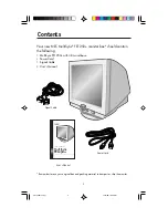 Preview for 4 page of NEC MultiSync FE1250+ User Manual