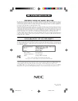 Предварительный просмотр 64 страницы NEC MultiSync FE700+ User Manual