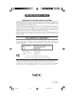 Preview for 60 page of NEC MultiSync FE750+ User Manual