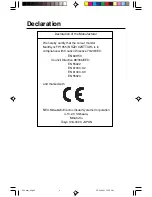 Preview for 3 page of NEC MultiSync FP1355  FP1355 FP1355 User Manual