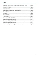 Preview for 2 page of NEC MultiSync InGlass Touch V Series User Manual