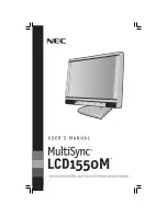 NEC MultiSync LA-15R03-BK User Manual preview