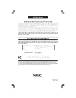 Preview for 50 page of NEC MultiSync LA-15R03-BK User Manual