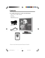 Предварительный просмотр 5 страницы NEC MultiSync LCD1512 User Manual