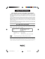 Предварительный просмотр 43 страницы NEC MultiSync LCD1512 User Manual