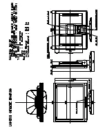 Предварительный просмотр 1 страницы NEC MultiSync LCD1515 Dimensional Drawing